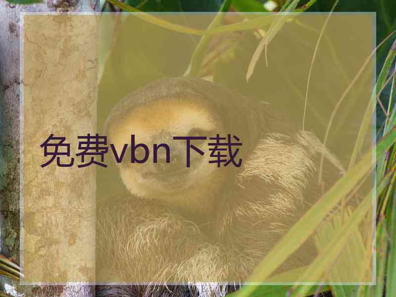 免费vbn下载