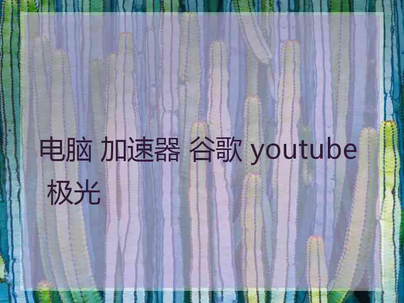 电脑 加速器 谷歌 youtube 极光