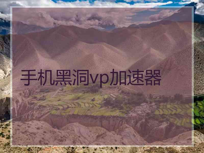 手机黑洞vp加速器