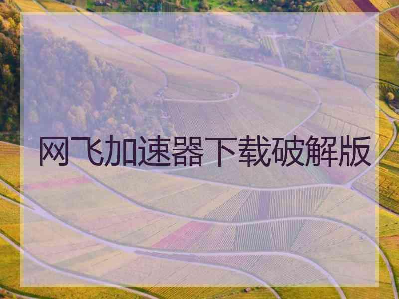 网飞加速器下载破解版