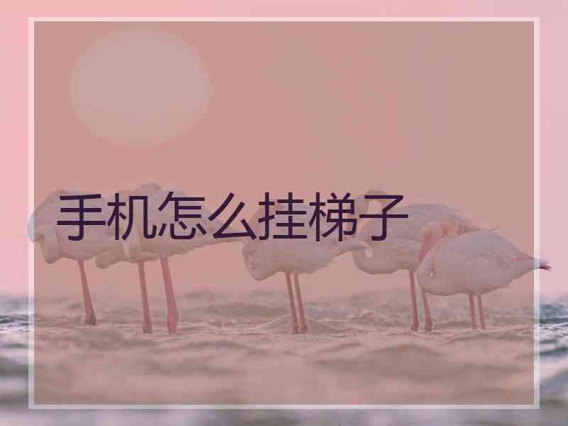 手机怎么挂梯子