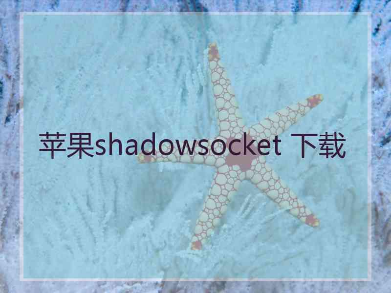 苹果shadowsocket 下载