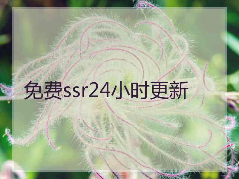 免费ssr24小时更新