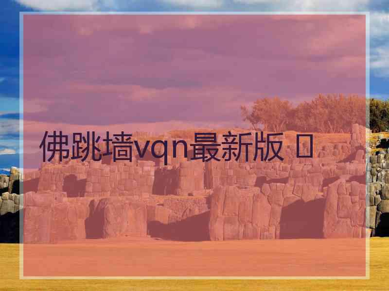 佛跳墙vqn最新版 	