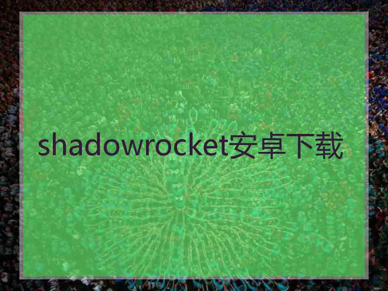 shadowrocket安卓下载