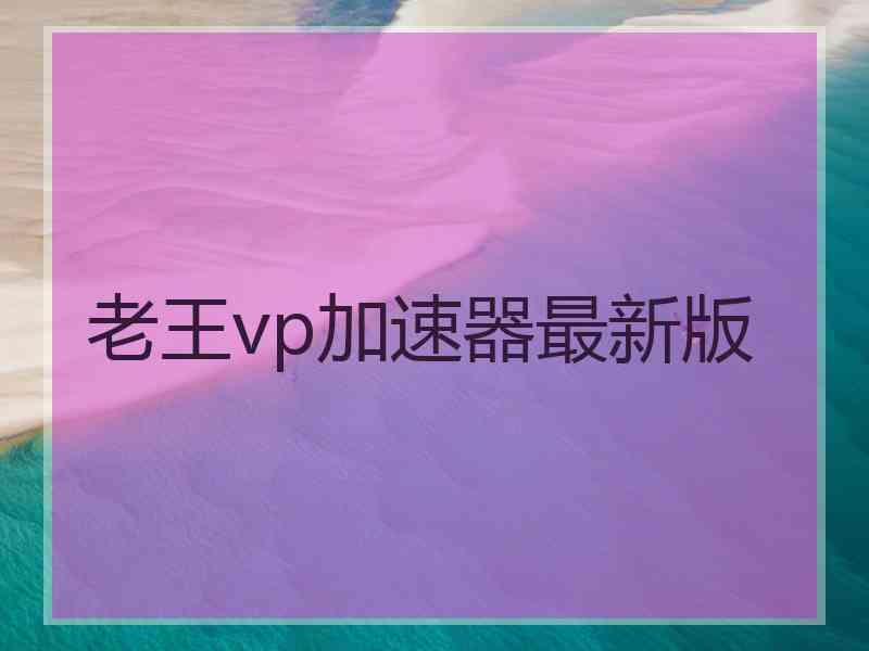 老王vp加速器最新版