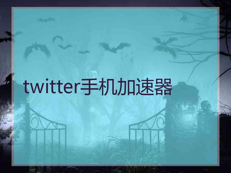 twitter手机加速器